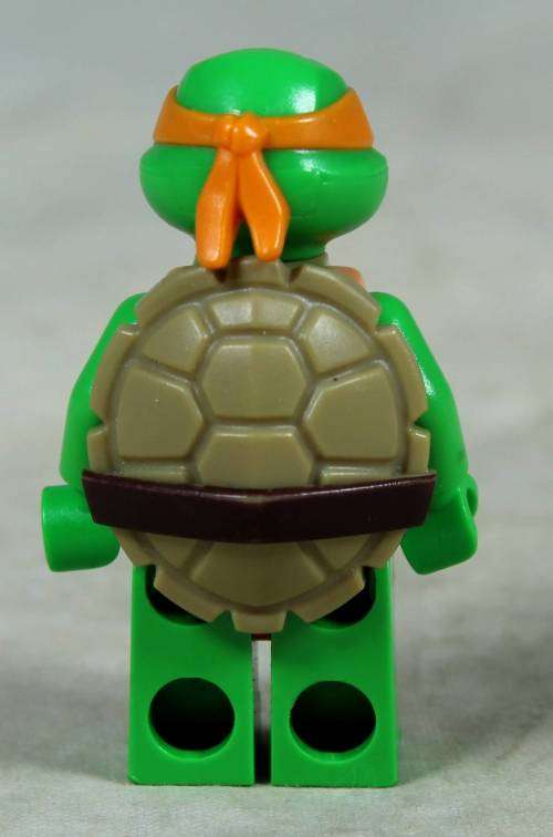 MINIATURE LEGO FIGURINE-MICHELANGELO(TEENAGE MUTANT NINJA TURTLES) BID NOW