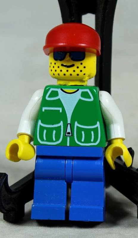 MINIATURE LEGO FIGURINE-MAX TIMEBUSTER