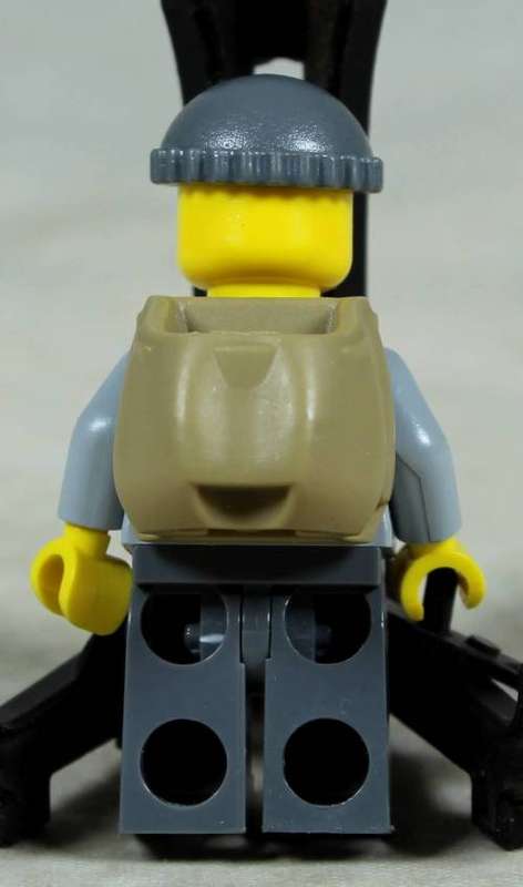 Lego mini figurine - Prisoner with backpack
