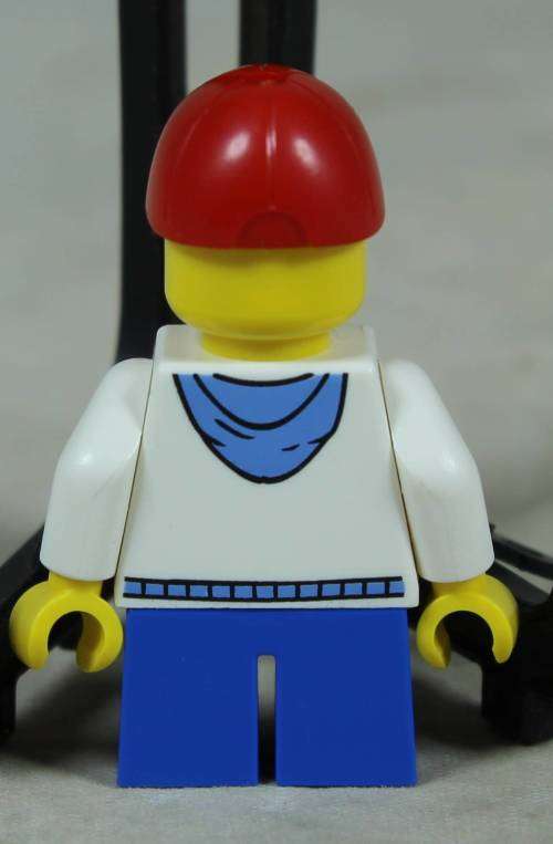 MINIATURE LEGO FIGURINE-BOY IN A SWEATSHIRT BID NOW!!