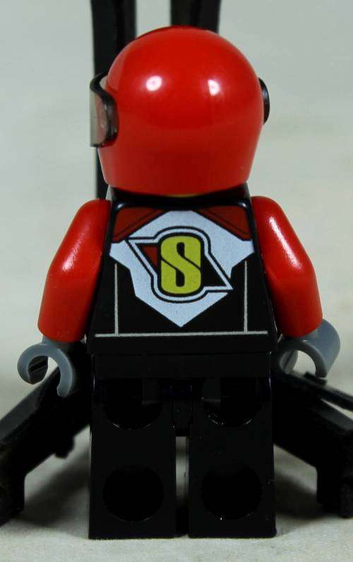 Miniature Lego figurine - Pilot - Race plane (CTY0738)