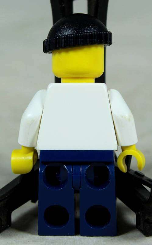Miniature Lego figurine - Crook at police headquarters