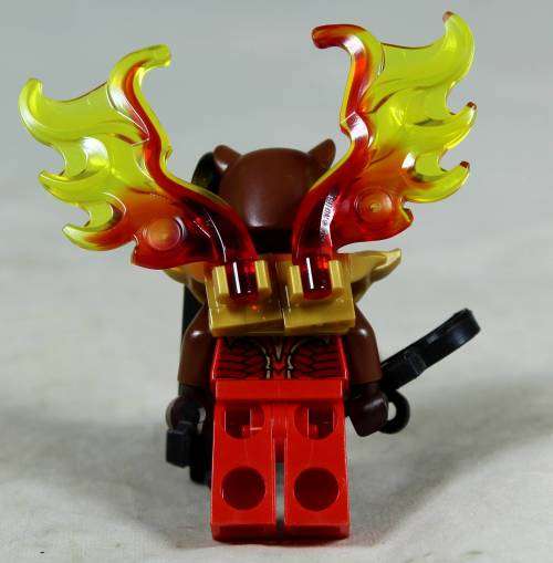 MINIATURE LEGO FIGURINE-BLADVIC(ARMOR BREASTPLATE WITH FLAME WINGS LOC 149) BID NOW!
