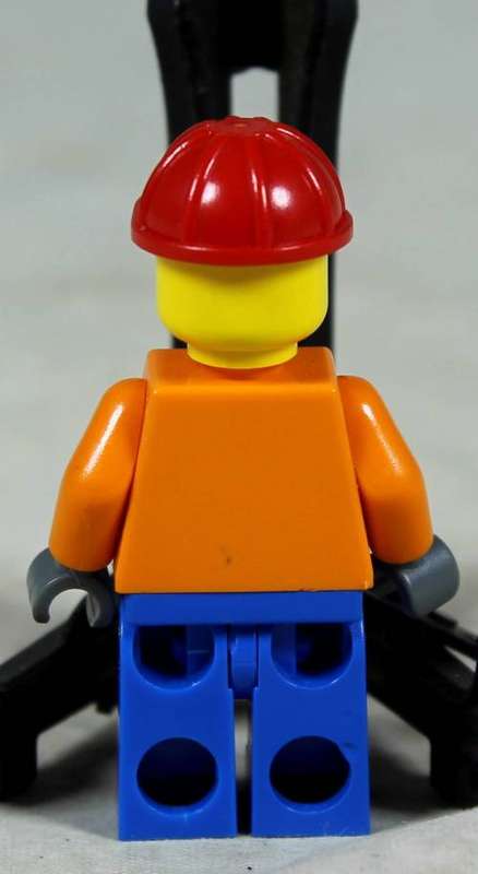 Miniature Lego figurine - Construction worker