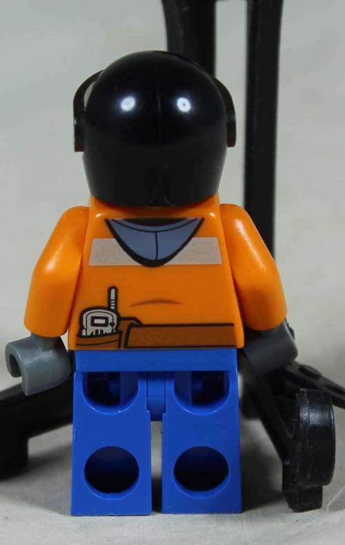 Miniature Lego figurine - Construction worker