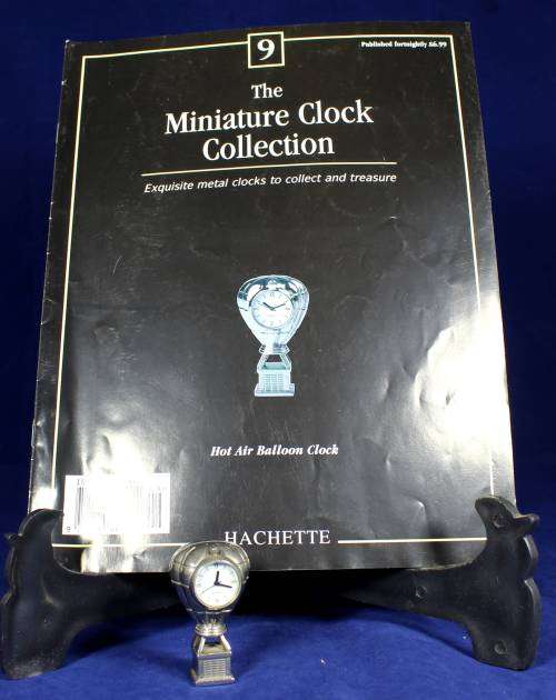 Hachette clock with booklet - Hot air balloon