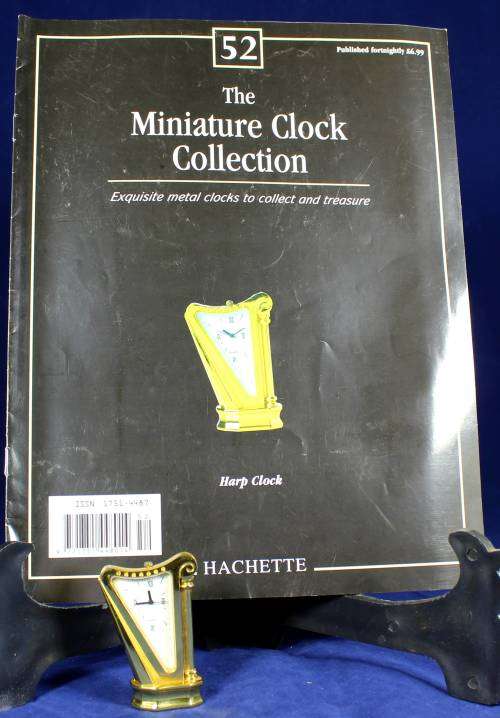 Hachette clock with booklet - Harp