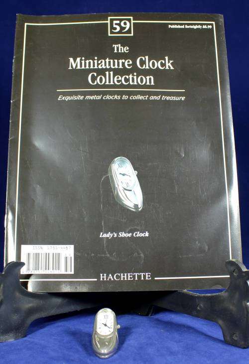 Hachette clock with booklet - Ladies shoe