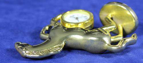 Hachette clock with booklet - Stallion