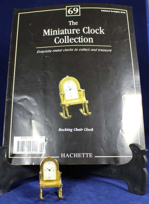 Hachette clock with booklet - Rocking chair