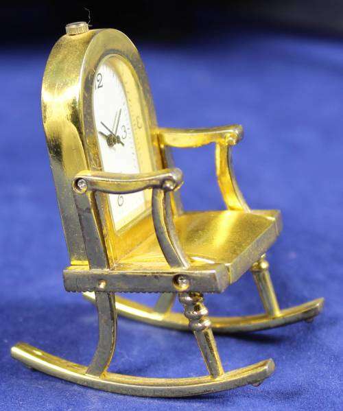 Hachette clock with booklet - Rocking chair