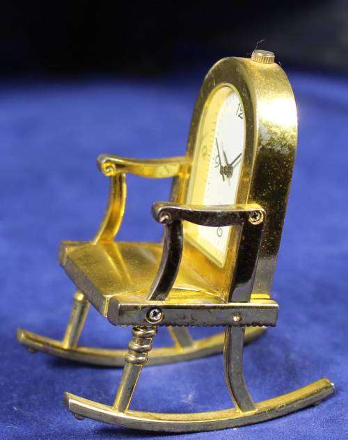 Hachette clock with booklet - Rocking chair