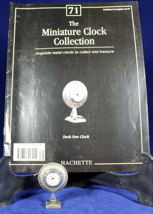 Hachette clock with booklet - Desk fan