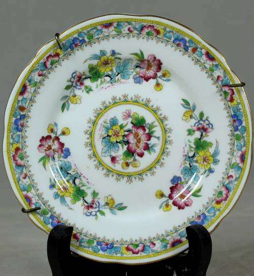 Foley China Ming rose display saucer