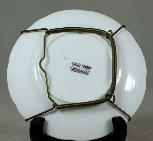 Foley China Ming rose display saucer