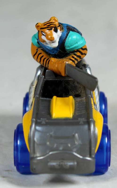Playmates - tiger chasing with a sword