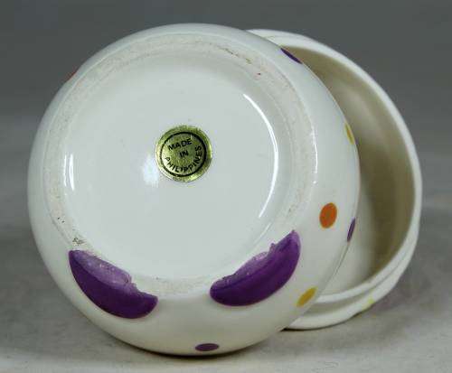 Smiling clown trinket holder
