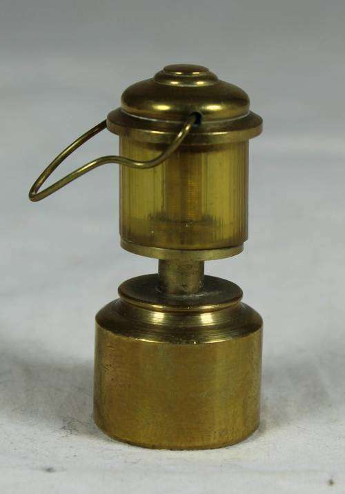 MINIATURE-BRASS GAS LAMP-BID NOW!!