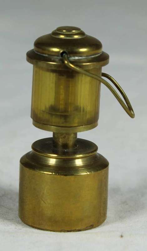 MINIATURE-BRASS GAS LAMP-BID NOW!!