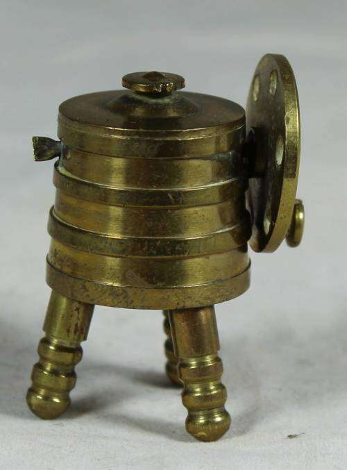 Miniature brass washing machine