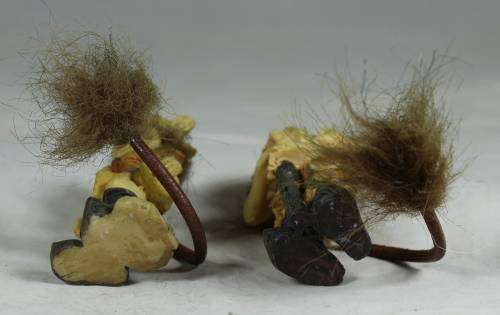 FUN PAIR OF TROLLS WITH TAILS BID NOW!!