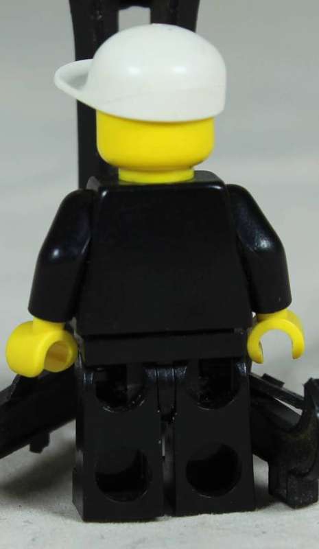 Lego mini figurine - Policeman with a smile and stubble beard