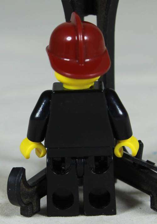 Lego mini figurine - Fire woman man with a red helmet (CTY0963)