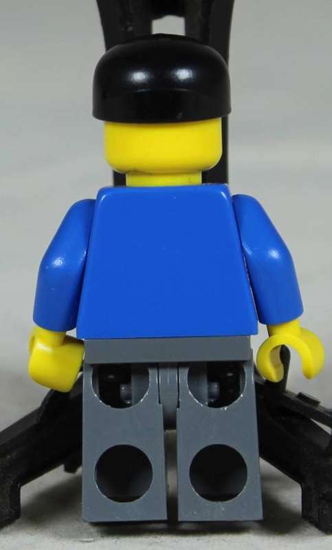 Lego mini figurine - City worker with a black cap (CTY0150)