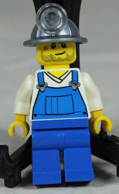 Lego mini figurine - Miner with helmet (CTY0310)