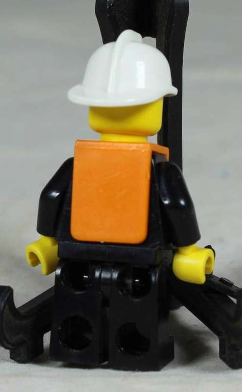 Lego mini figurine - Fireman with orange vest (WC016)