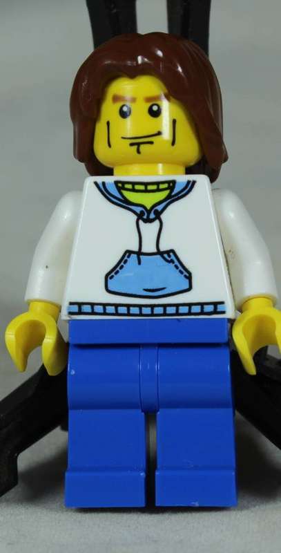 Lego mini figurine - Man with a hoody (Public transport CTY0190)