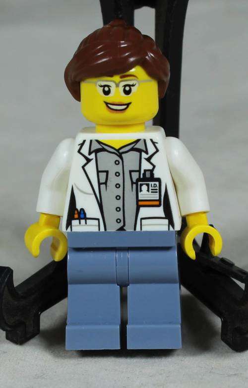 Lego mini figurine - Volcano explorer (Lady with a ponytail CTY0680)