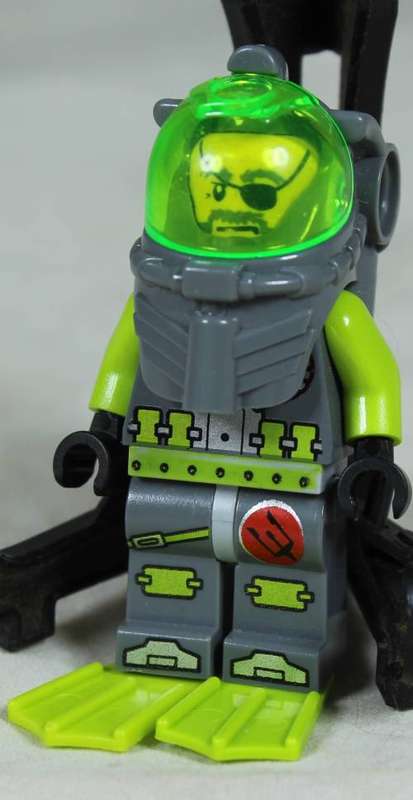 Lego mini figurine - Ace Speedman (Atlantis diver 3 ATL005)