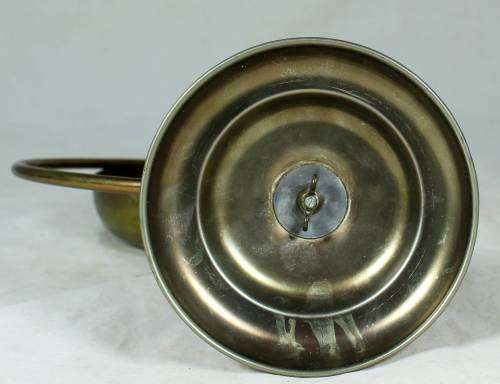 Brass hanging basket