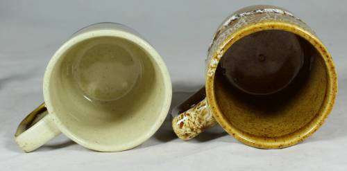 Pair of stoneware cups