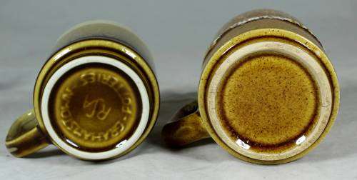 Pair of stoneware cups