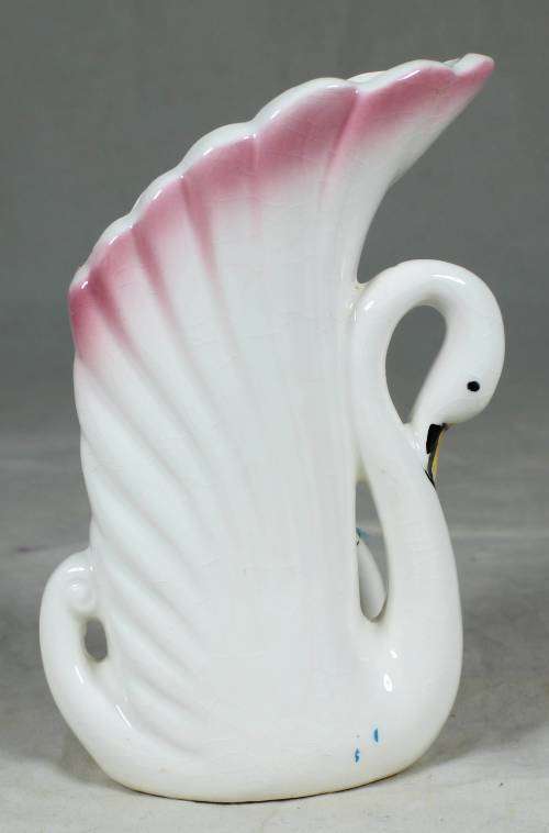 SWAN POSY VASE(LOVELY)-BID NOW!!!