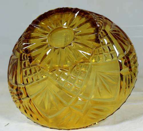 Pressed glass sweet dish