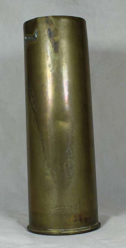 Vintage brass artillery shell