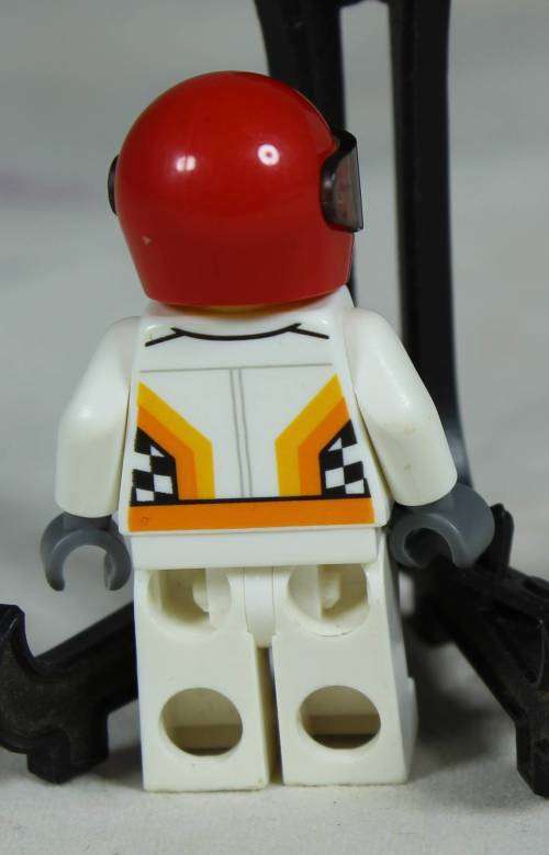 Lego mini figurine - Race car driver (Dragster Poly Bag CTY 0847)
