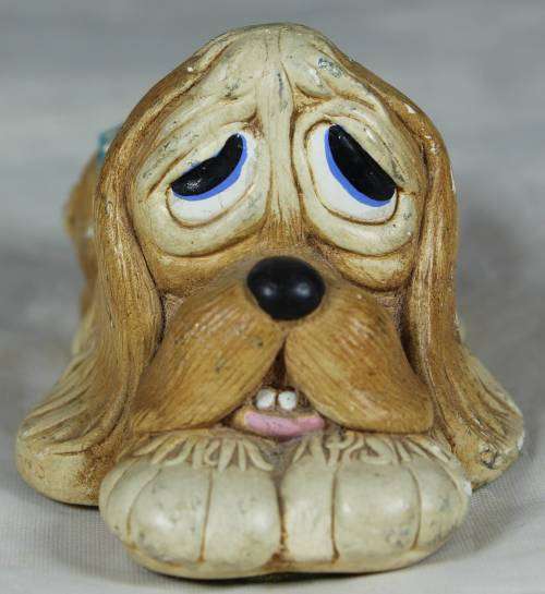 Pendelfin hand painted stoneware - pooch