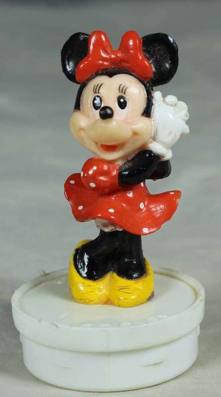 SMALL DISNEY/NESTLE MINNIIE MOUSE ON A STAND-BID NOW!