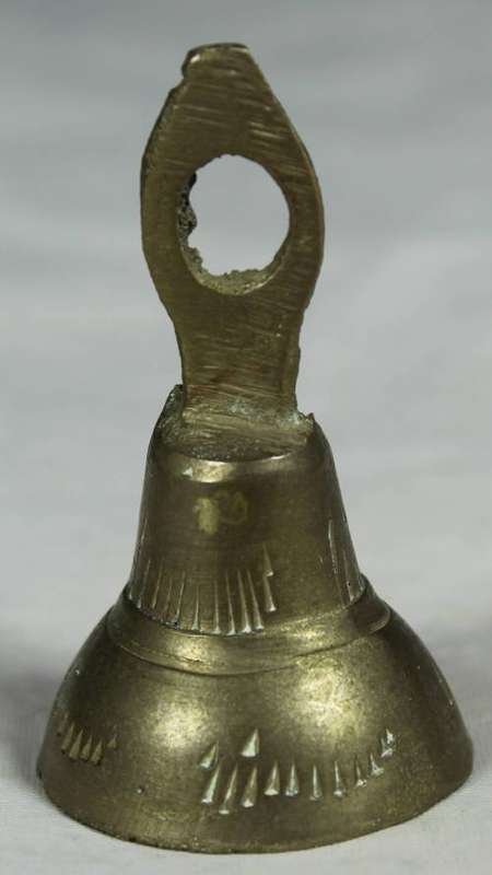 Miniature round brass bell