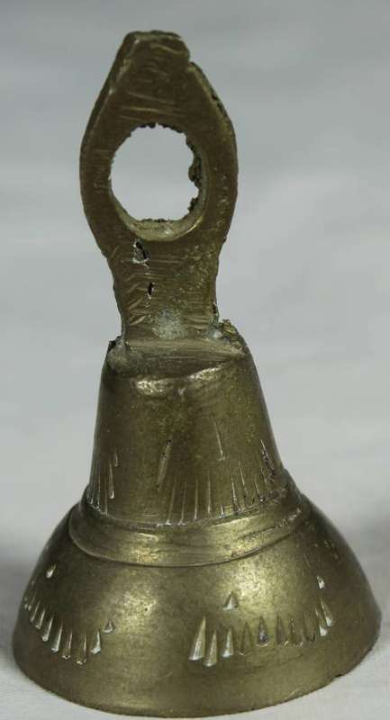 Miniature round brass bell