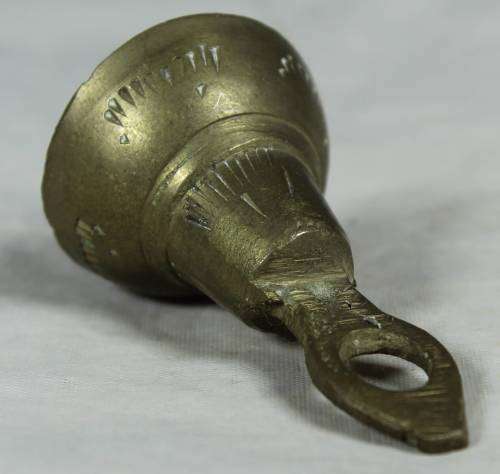 Miniature round brass bell