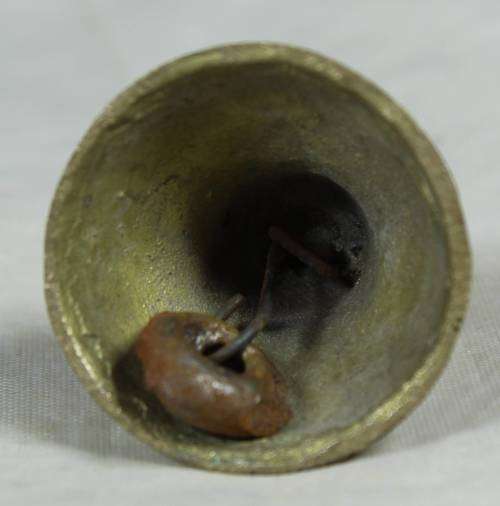 Miniature round brass bell