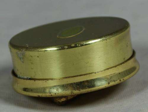 MINIATURE BRASS-PILL CONTAINER BID NOW!