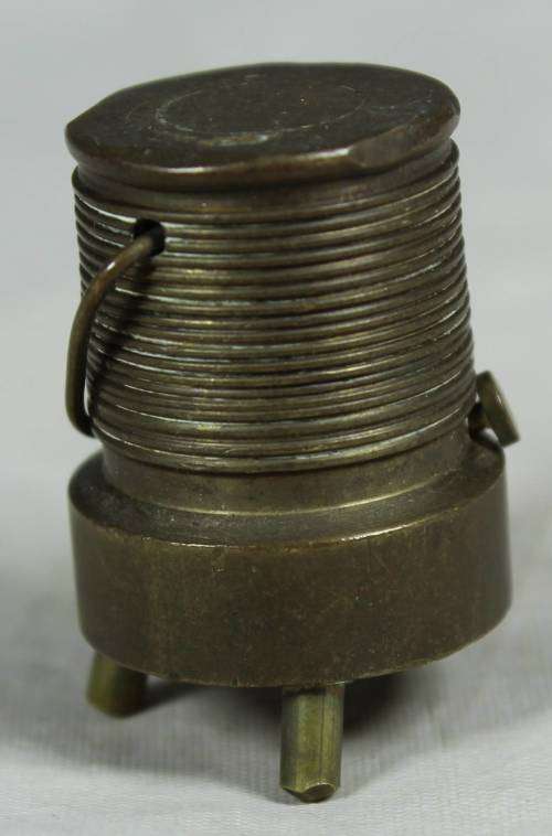 miniature brass - vintage washing machine
