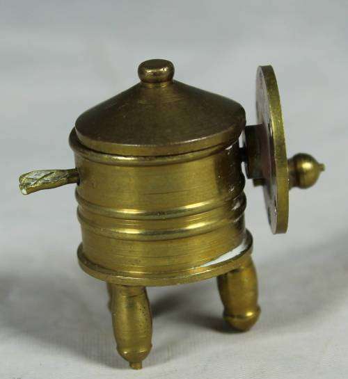 miniature brass - vintage washing machine