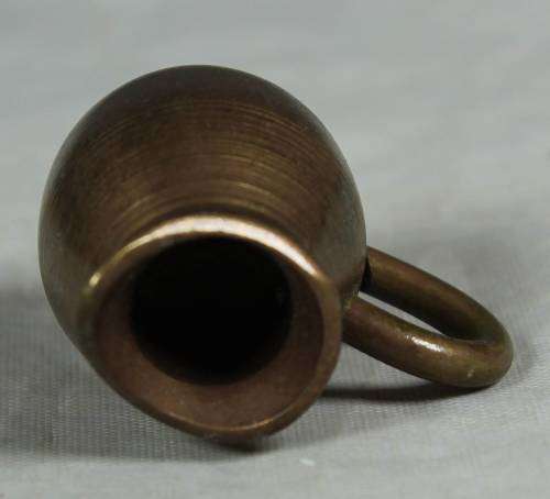 Miniature brass milk jug